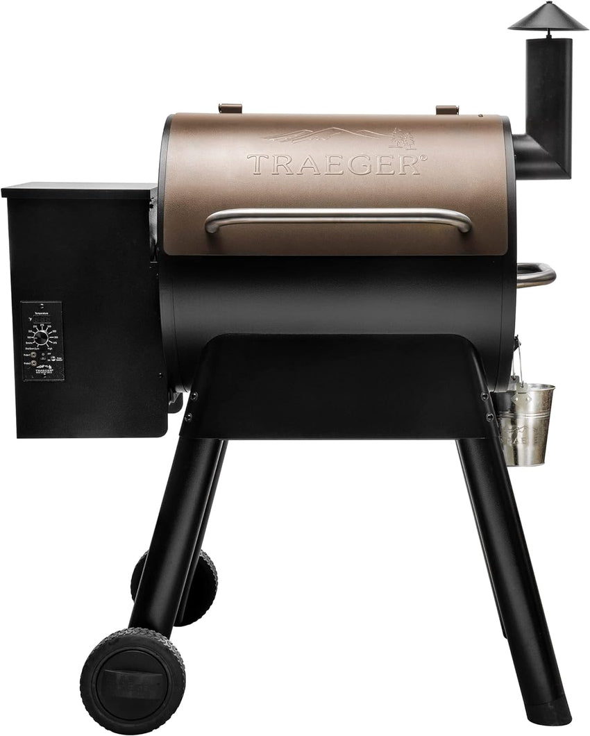 Traeger Grills Pro 22 Electric Wood Pellet Grill and Smoker. Bronze