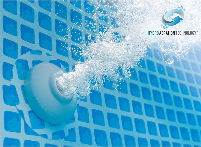Intex 26651EG Krystal Clear 16 Inch 3.000 GPH Above Ground Pool Sand Filter Pump with Automatic Timer. GFCI. and 6 Function Control. Gray