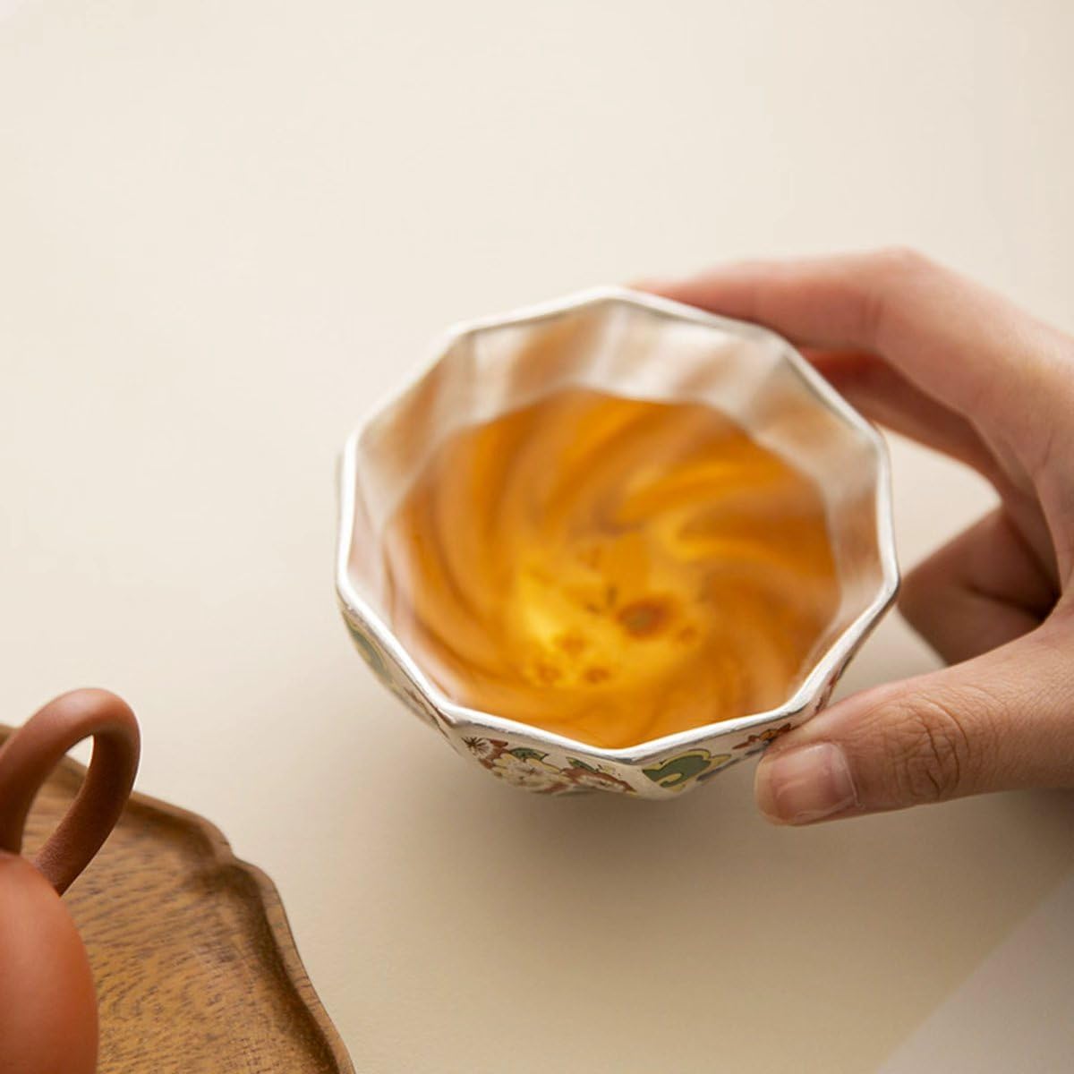 Jian Ware Style Ceramic Teacup