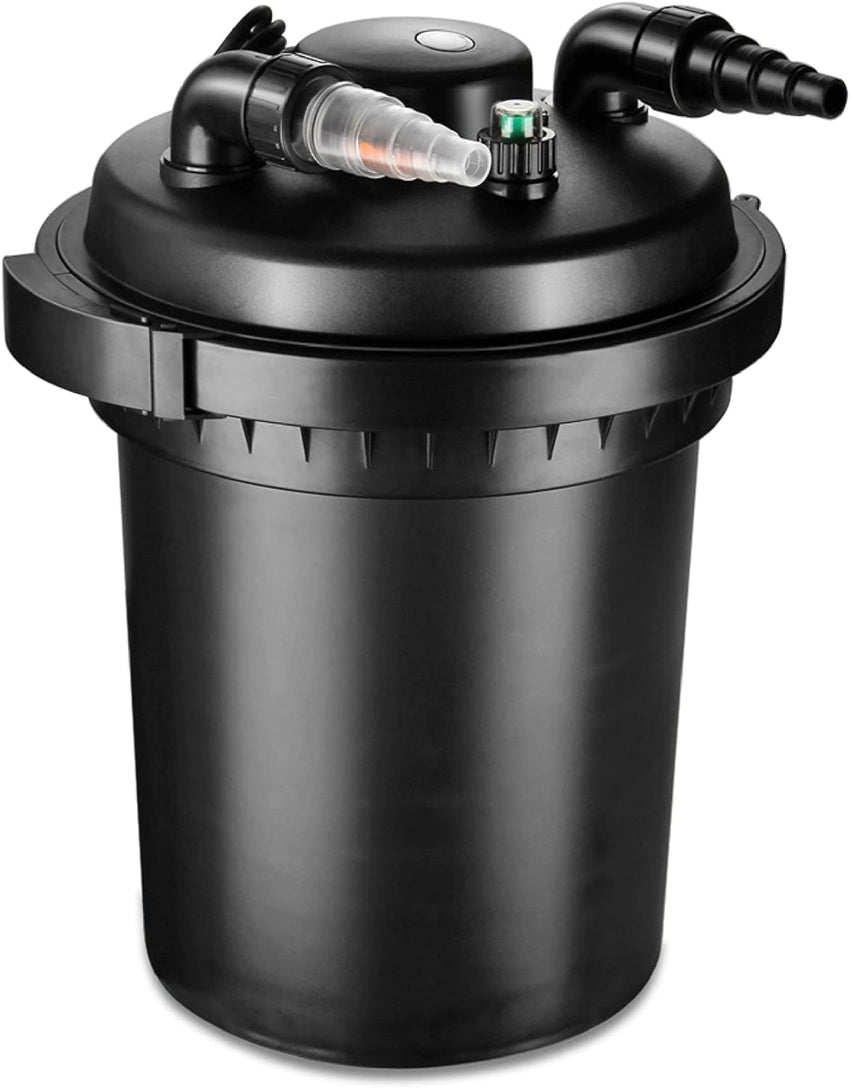 Pond Filter 2700-8000 Gallons 30000L - Bio Pond Filters for Outdoor Ponds with UV Light - Submersible Filtration System for Koi Fish. Aquarium Tank. Garden Water
