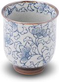 Traditional Japanese Mino Ware Sometsuke Teacup