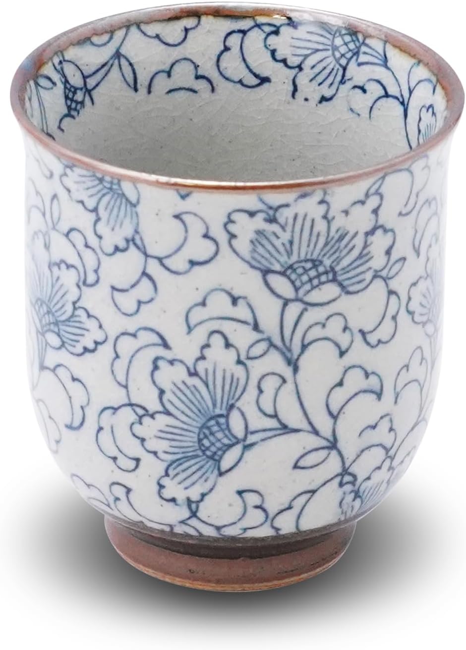 Traditional Japanese Mino Ware Sometsuke Teacup