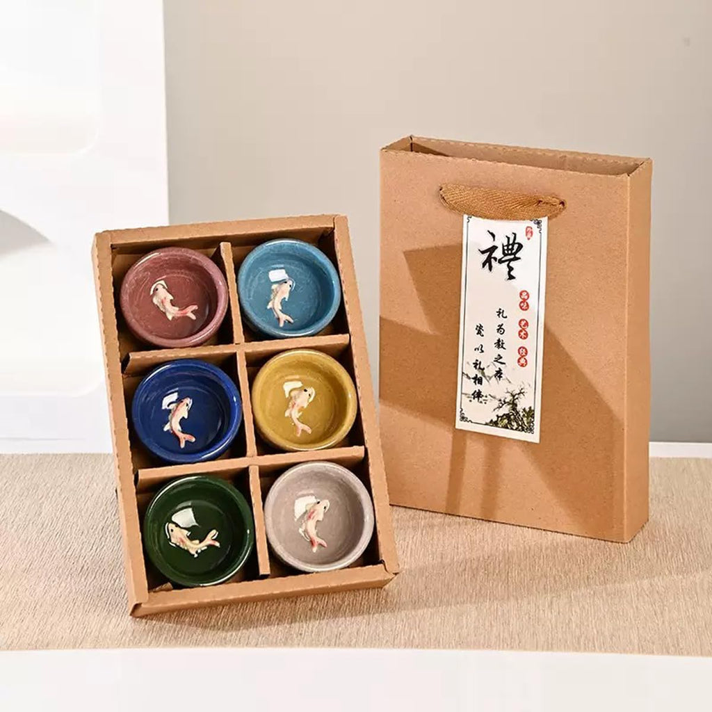 Ceramic Tea Cups Set