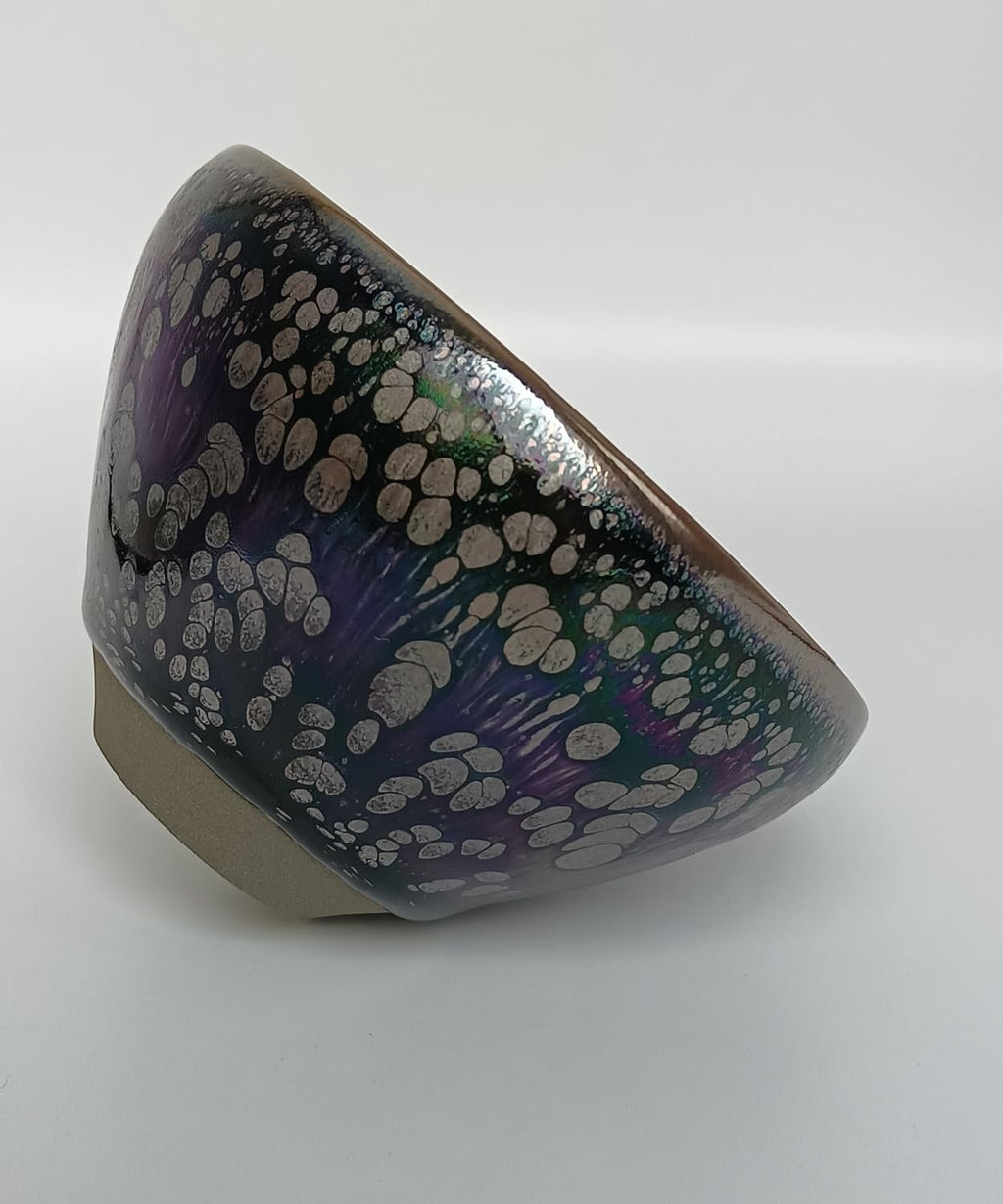 Apingjenz Tenmokus Tea Cups Colorful Oilspot Glaze