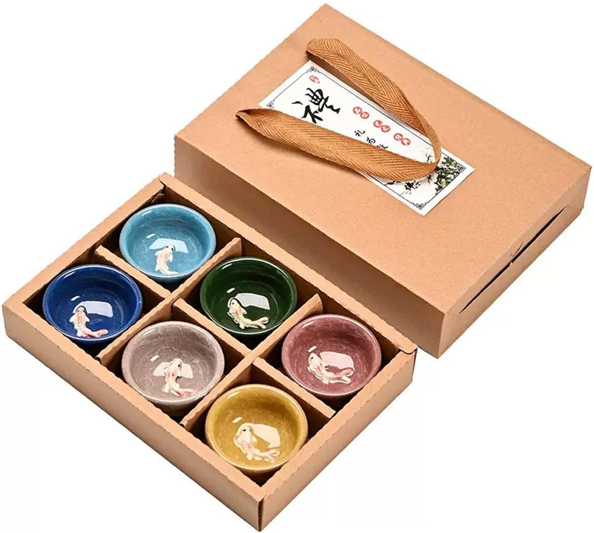 Ceramic Tea Cups Set