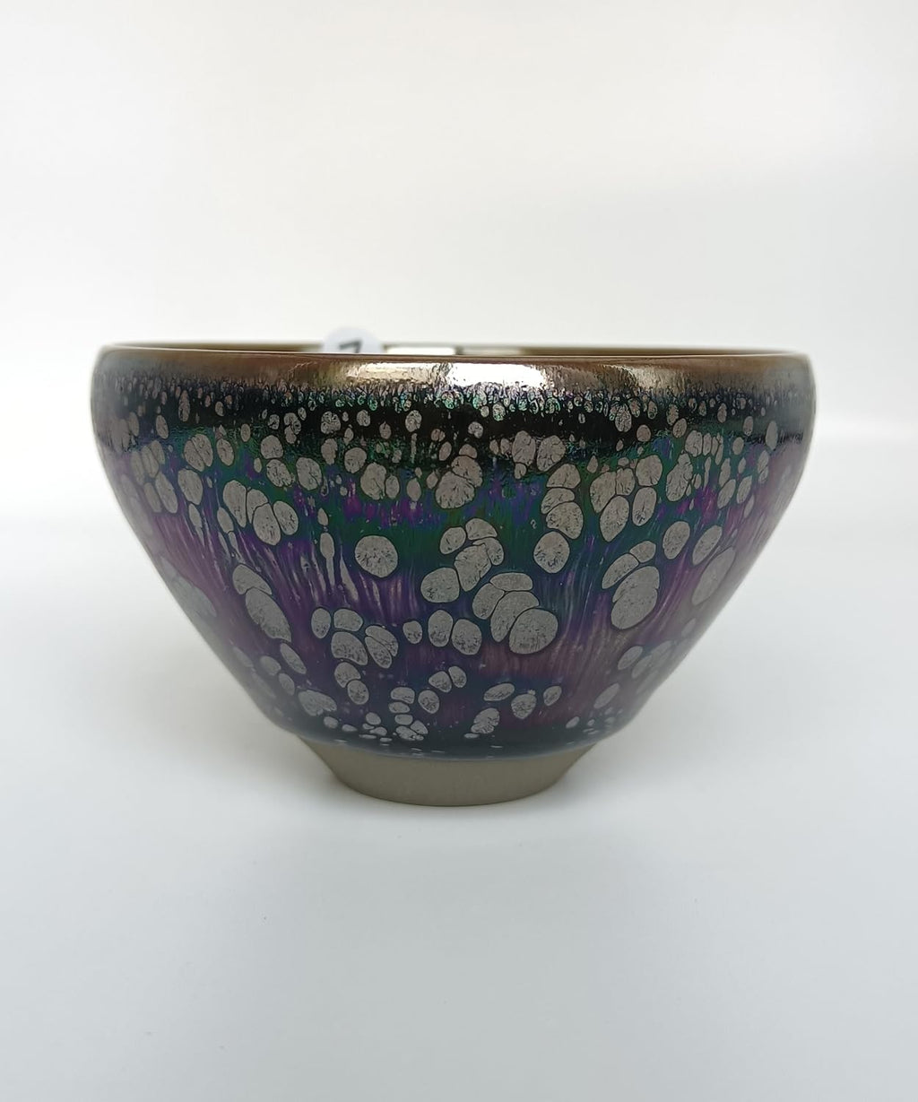 Apingjenz Tenmokus Tea Cups Colorful Oilspot Glaze