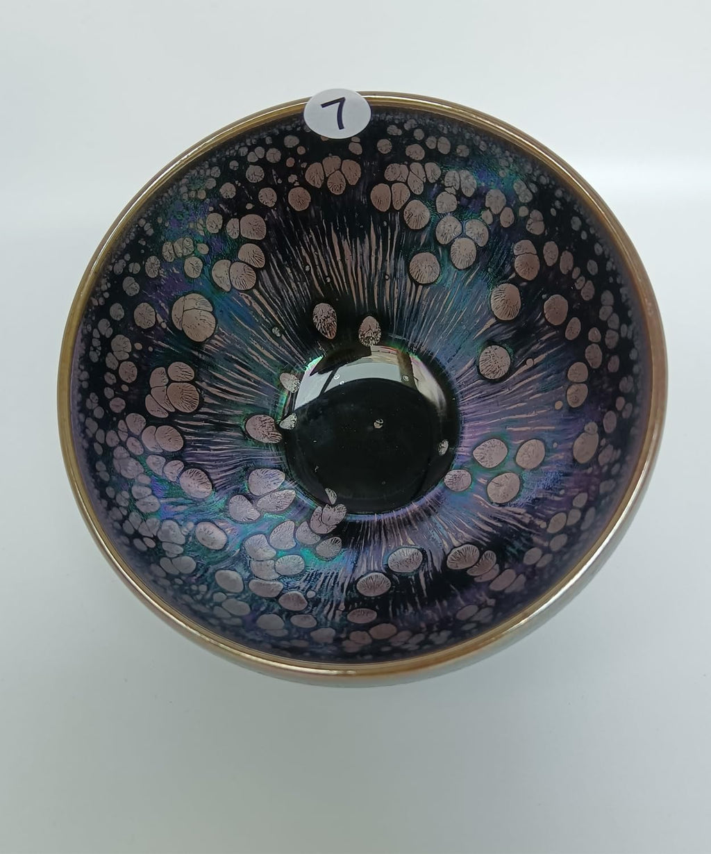 Apingjenz Tenmokus Tea Cups Colorful Oilspot Glaze