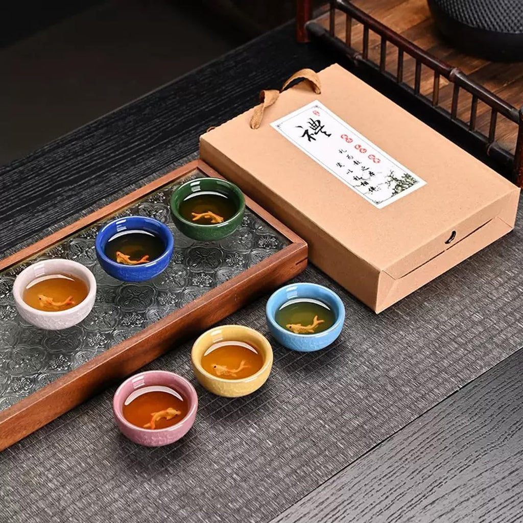 Ceramic Tea Cups Set