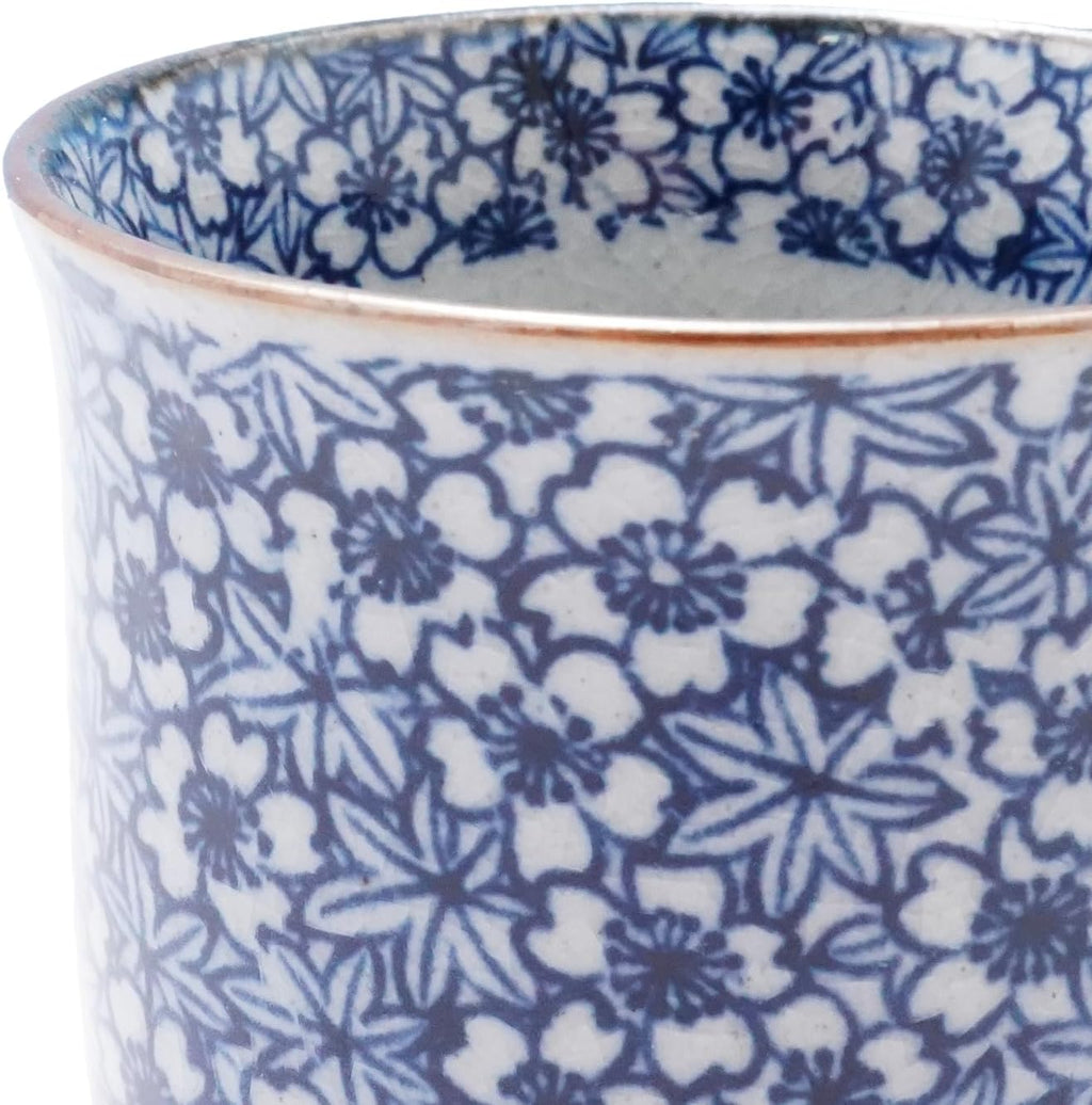 Traditional Japanese Mino Ware Sometsuke Teacup
