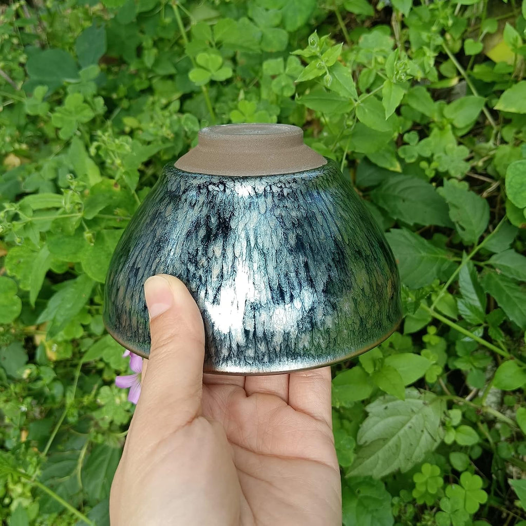 Apingjenz Matcha Tea Bowl-Blue