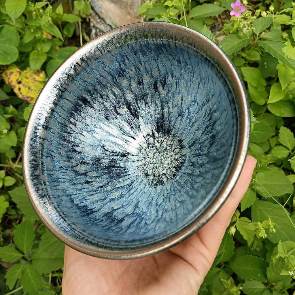 Apingjenz Matcha Tea Bowl-Blue