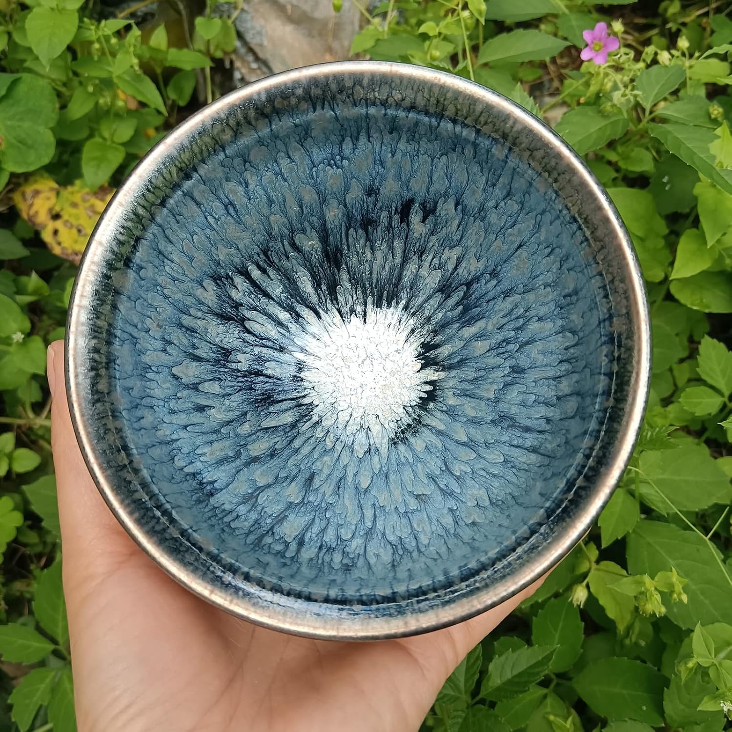Apingjenz Matcha Tea Bowl-Blue