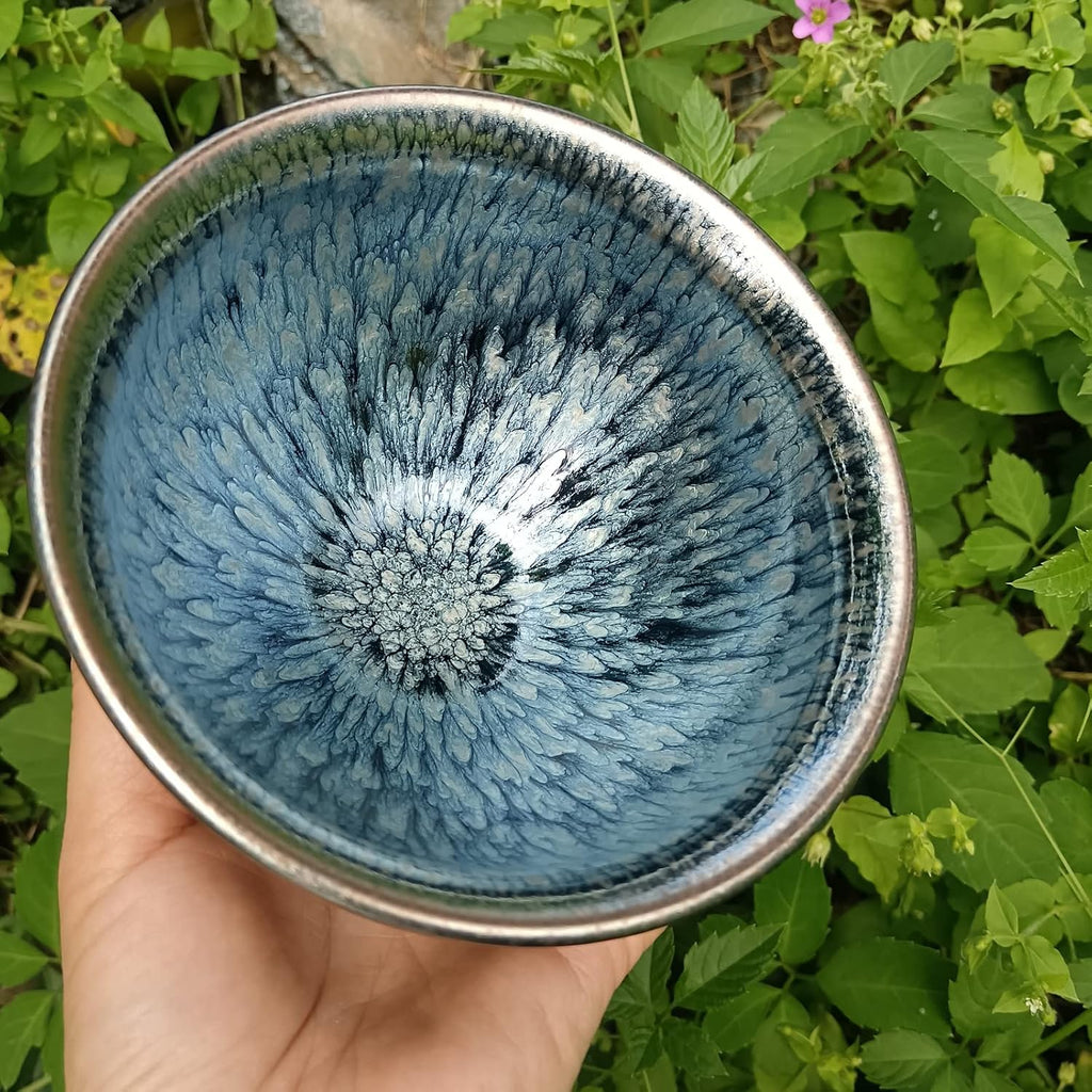 Apingjenz Matcha Tea Bowl-Blue