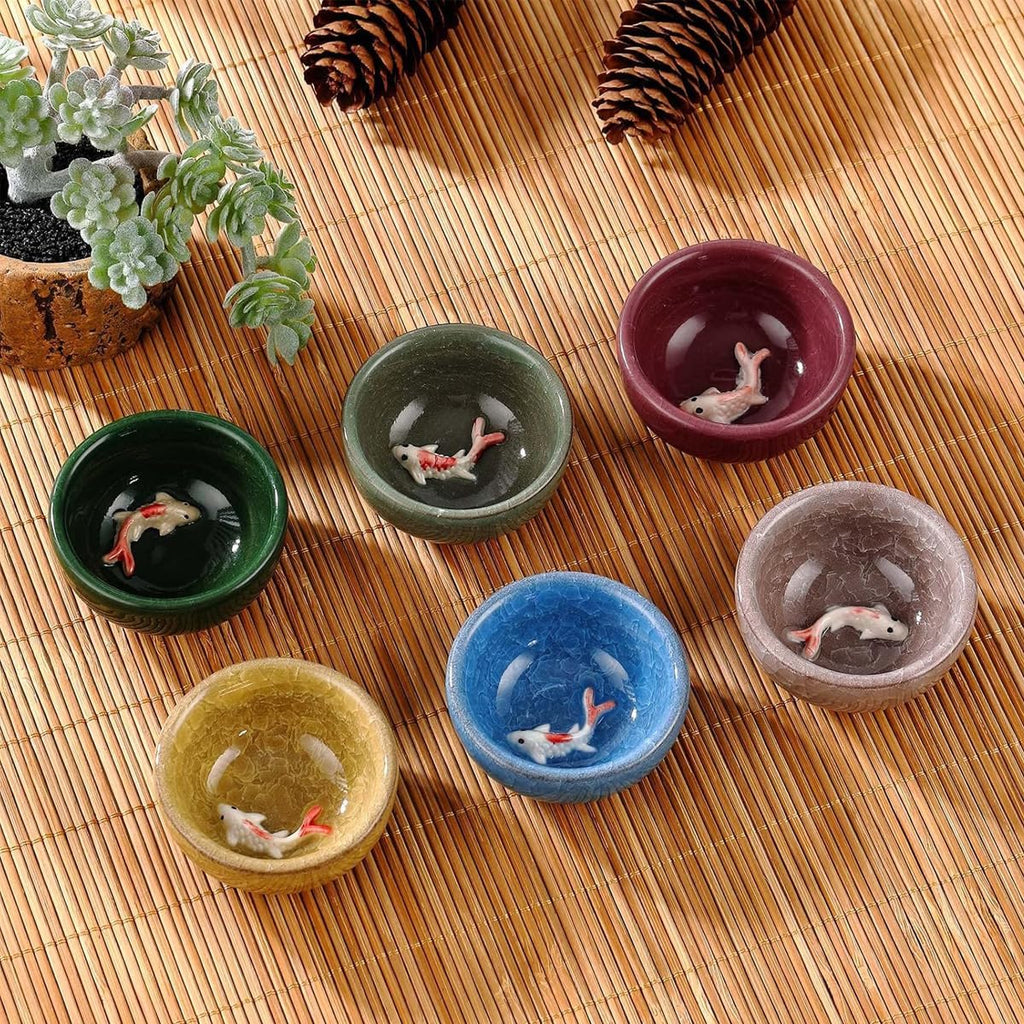 Ceramic Tea Cups Set