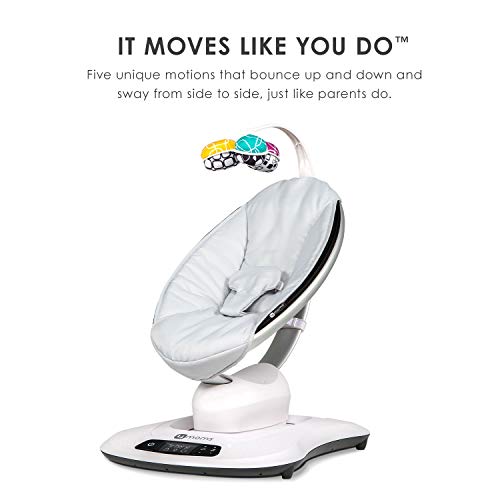 4moms® mamaRoo 4 Multi-MotionTM Baby Swing. Bluetooth Baby Rocker with 5 Unique Motions