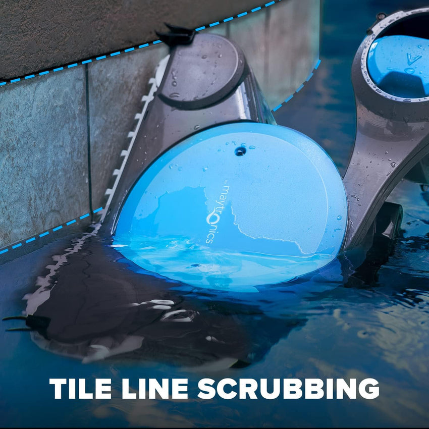 Robotic Pool Cleaner (2024 Model) with Multimedia. Oversized Leaf Bag. Standard & Ultrafine Filters. Weekly Timer. Waterline Cleaning & More — for In-ground Swimming Pools up to 50ft