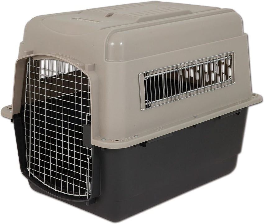 Petmate Ultra Vari Dog Kennel for Extra Large Dogs (Durable. Heavy Duty Dog Travel Crate. Made with Recycled Materials. 48 in. Long) 90 to 125 lbs. Made in USA